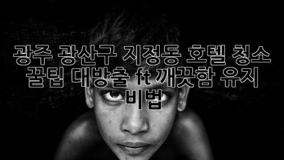 광주 광산구 지정동 호텔 청소 ✨ 꿀팁 대방출! (ft. 깨끗함 유지 비법)
